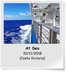 At Sea 30/11/2018 (Costa Victoria)