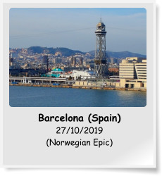Barcelona (Spain) 27/10/2019 (Norwegian Epic)
