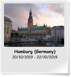 Hamburg (Germany) 20/10/2019 - 22/10/2019
