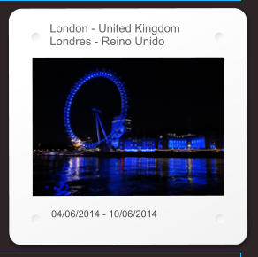 London - United Kingdom Londres - Reino Unido 04/06/2014 - 10/06/2014
