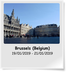 Brussels (Belgium) 19/01/2019 - 21/01/2019