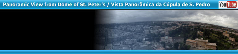 Panoramic View from Dome of St. Peter's / Vista Panorâmica da Cúpula de S. Pedro